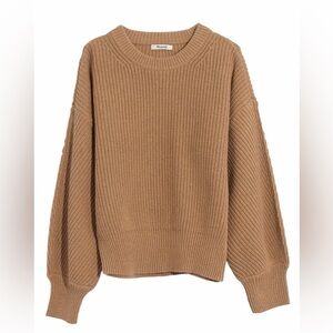 Madewell Fairbanks Pullover Women's Tan Sweater